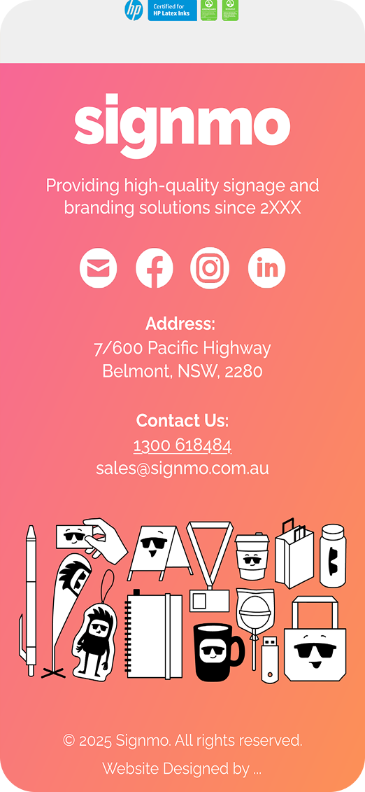 Signmo Mobile Screen Pink