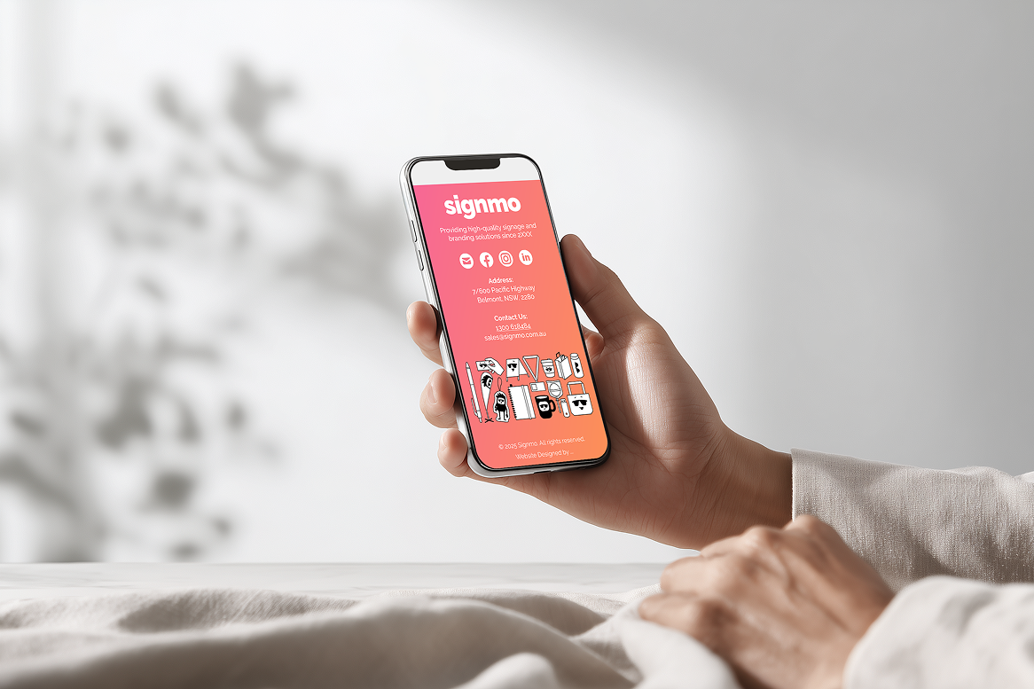 Signmo mobile app interface